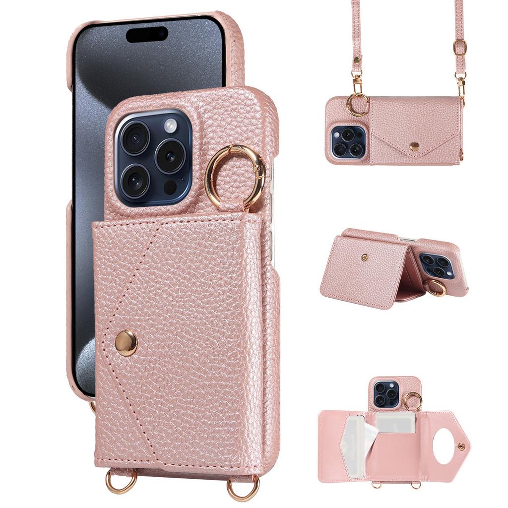 Multi-functional Crossbody Leather Protective Case for IPhone 17, Apple 16 Pro/15 Pro