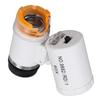 60X Mini Magnification Magnifier Portable Jewellery Cash Magnifier Detector LED Light Pocket MicroscopeWhite