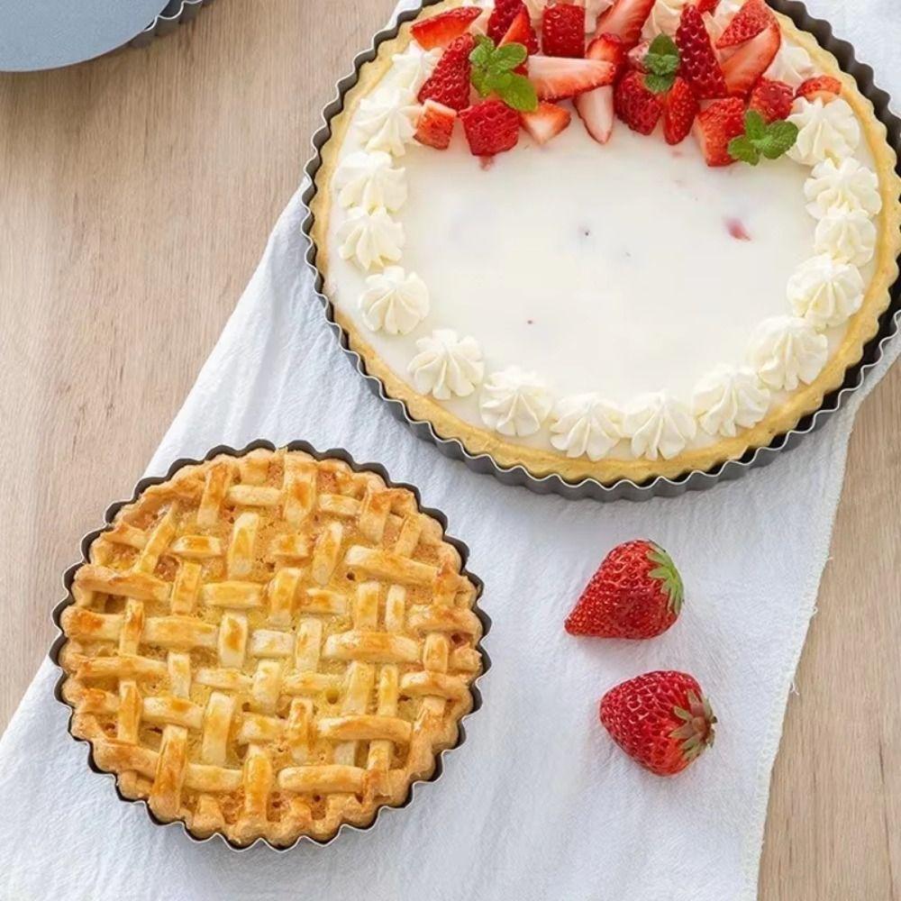 Easy Clean Pie Mould Removable Bottom Pizza Mould Quiche Pans Cake Mould Baking
