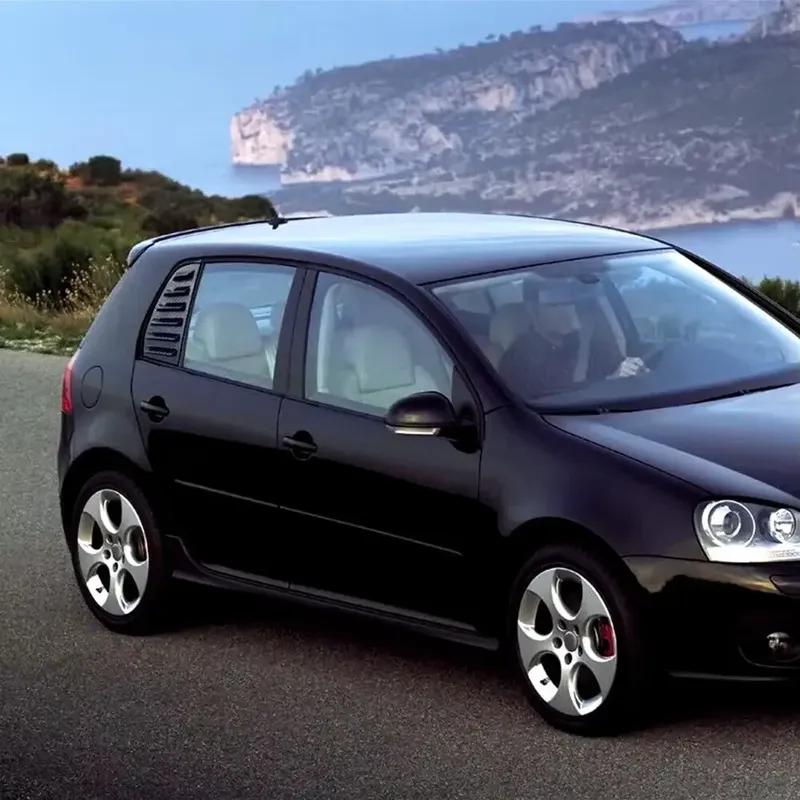 2PC For VW Golf MK5 2004 2005 2006 2007 2008 GTI R32  Rear Window Louver Shutter Cover Side Vent Trim Windshield Car Accessories