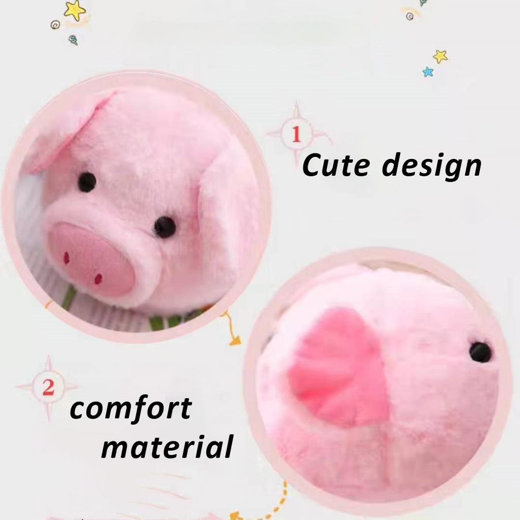 Fashion 2024 Ins Hot Cartoon Pig Cotton Shoes Girls Pink Slip On Fluffy Slipper Woman Creative Piggy Slides Loafers Shoes