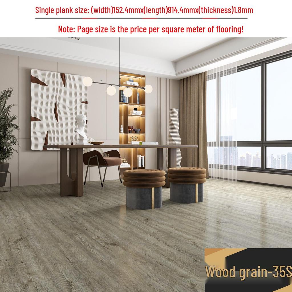 מדבקת רצפת אבן ויניל עמידה למים עם הדבקה עצמית: כיסוי PVC עבה ועמיד בפני שחיקה לחדרי שינה