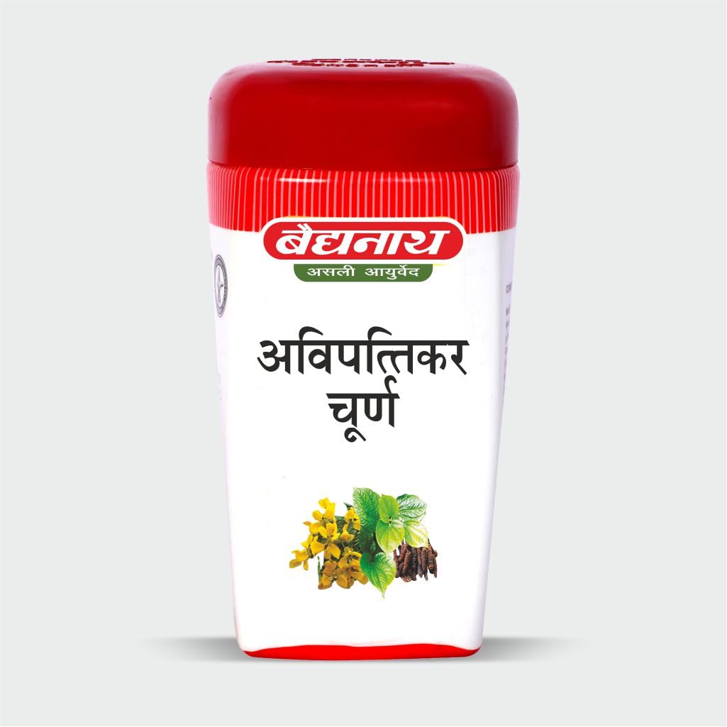 

Baidyanath Asli Ayurved Jhansi Avipattikar Churna 120 G Pack of 1 for Digestion and Hyperacidity Relief