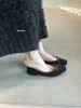French Flat-soled Ballet Shoes Commuter Single Shoes Women's Shoes 2025 Spring and Autumn Retro Suede Bow Evening Shoes