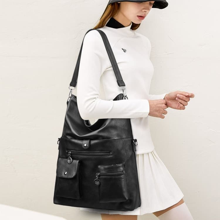 Women's vintage cargo bag one-shoulder crossbody bag