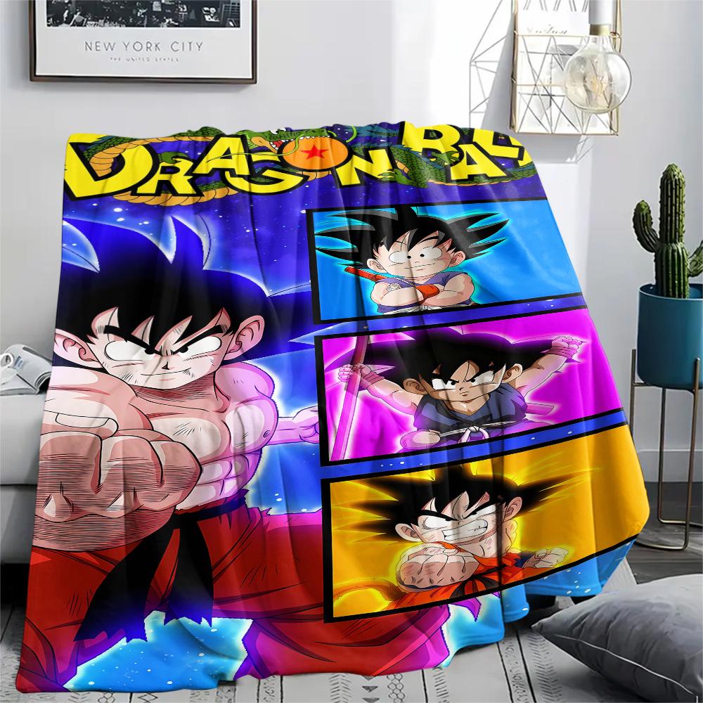 Dragon Ball characters Print Flannel Blanket,High quality Comfortable for All Seasons,Home Decor,Warmth and Comfort,Perfect for Christmas Gifts