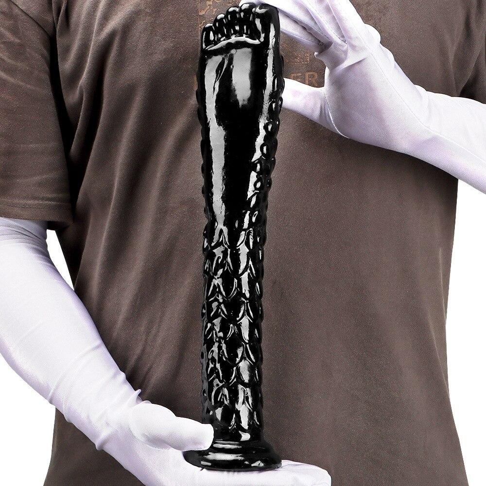 Realistic Hand Simulator Footjob Black Butt Plug Female Masturbator Fisting Femdom Dildo Strap on Penis Sex Toy