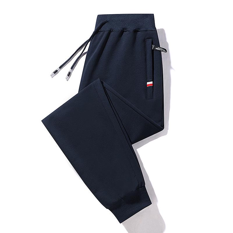 

2024 Autumn/Winter Casual Fleece Sweatpants, Straight Leg, Cuffed, M-8XL, Four Colors, High Elasticity, Comfortable. 4XL