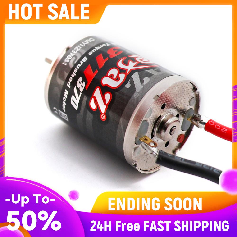 1 PC 31T 370 Brushed Motor DC Motor High Torque Brushed Engine Motor Waterproof 30000RPM for 1:10 1:12 1:14 1:16 1:24 RC Crawler