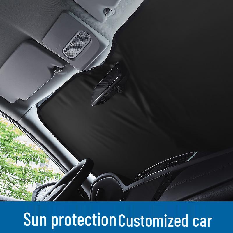 Toyota Front Windshield Sunshade for Alphard, Vellfire, Yaris Cross, CHR, RAV4 - Heat Insulation and Sun Protection