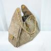 Caviar Hobo Drawstring Bucket Bag: Quilted Chain Shoulder Light Luxury Coco Style Suede