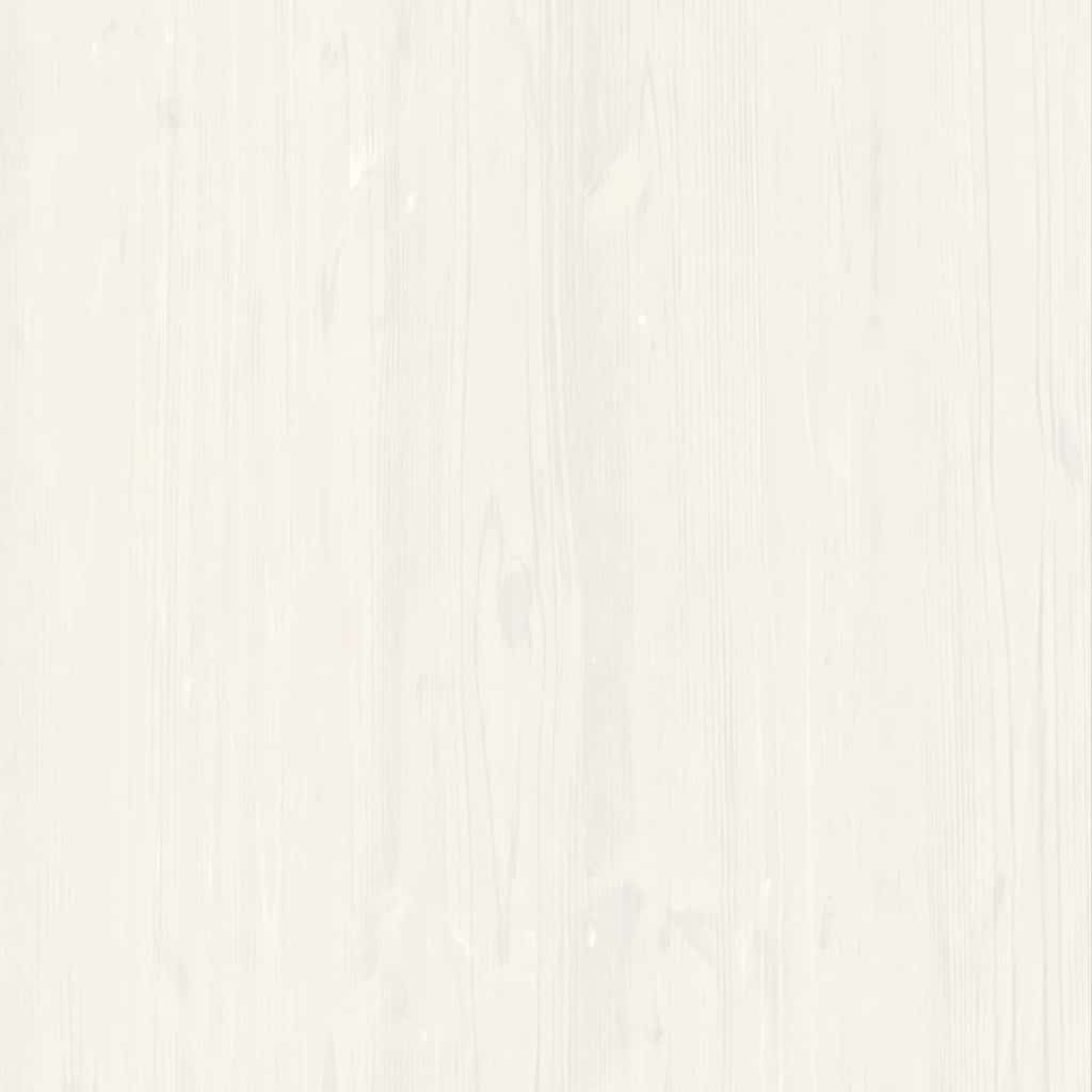 Vidaxl Vigo Wardrobe, White, 90X55X170 Cm, Solid Pine Wood