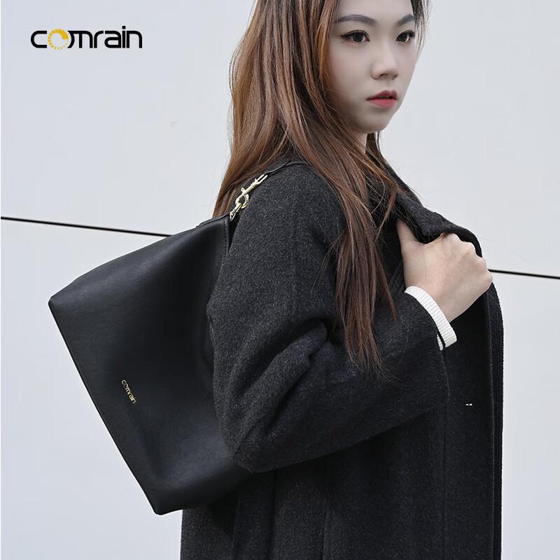 COMRAIN Women's Leather Hobo Shoulder Bag