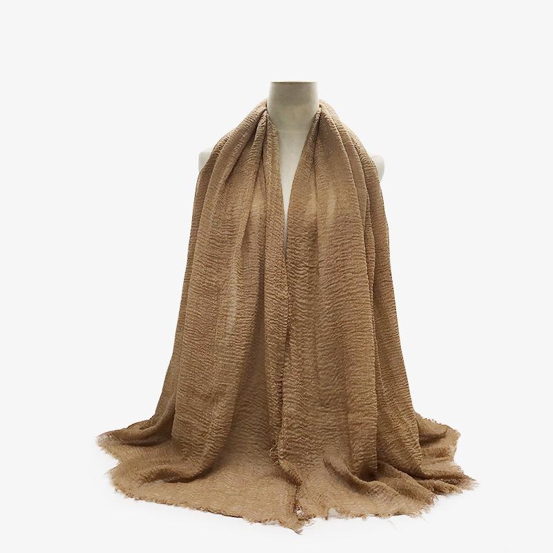 Women Cotton Linen Scarf Summer Girl Solid Color Sunscreen Thin Scarves Soft Shawl Foulard Viscose Spring Female Wrap Shawls New