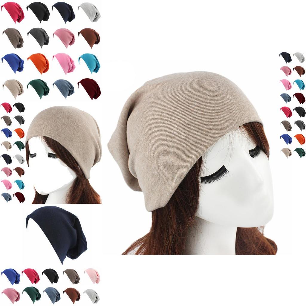 Mens Women Beanie Hat Oversized Slouch Winter Ski Hiphop Skull Knitted Cap Hat