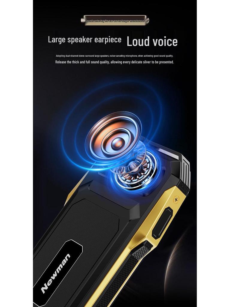 Rugged 4G Senior Phone with Large Screen and Long Battery Life