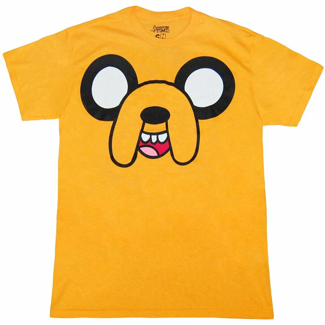 Adventure Time T Shirt Mens Womens Tees Top, jake Face, cartoon net work, CN, fan gift lot L