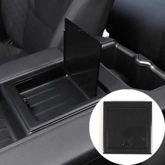 ABS Carbon Center Console Armrest Box Storage Box Tray For Toyota Tundra -24