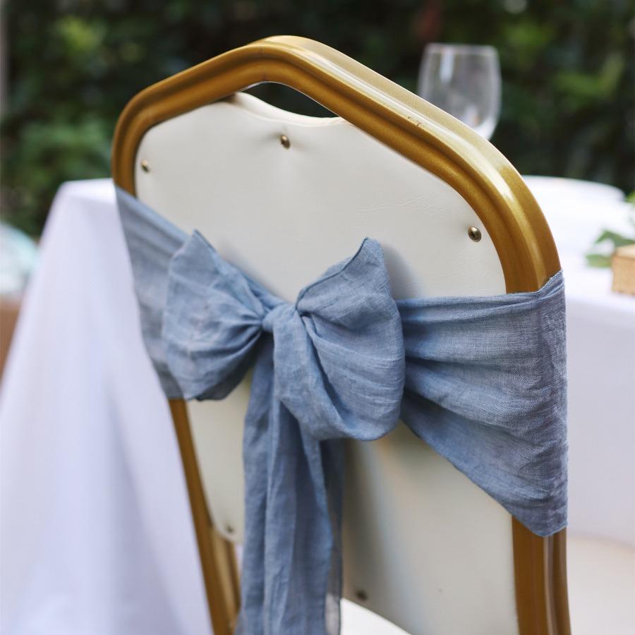 1PC Chair Back Cover Hotel Bow Wedding Decoration Hotel Conference Decoration Restaurant Chair Flower Wedding Banquet Bali Veil