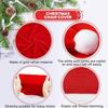 Christmas Chair Covers Santa Claus Hat Chair Back Covers for Xmas Holiday Festival Indoor Kitchen Bar Counter Stools Decorations