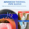 Portable Air Conditioner Insulation Hose Sleeves High Temperature Resistant Air Outlet Pipe Dust Covers AC Exhaust Hose Wrap