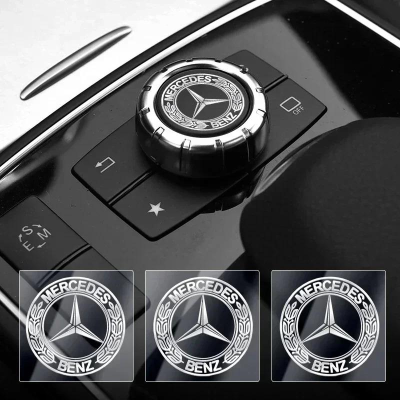 Car Emblem Stickers Waterproof DIY Fuel Tank For Mercedes Benz AMG E S C A B Class GLE GLS CLS GLC CLA GLA GLK GLB W205 W206W221 ZK9