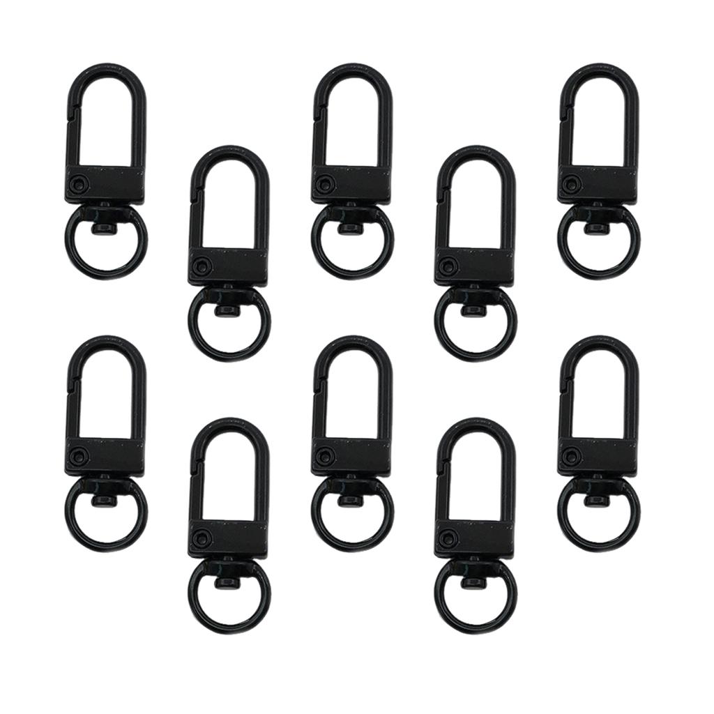 10 Pcs Metal Lobster Claw Clasps Swivel Snap Hooks Hardware Accessories for Bag Keychains Connector Jewelry Making