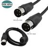 4 Pin DIN Male To Male Adapter Cable for DVR Digital Video Recorder & DIN Audios Connector Device Portable Connector Cord