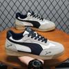 2025 Spring Men's Fashionable Retro Platform Sneakers - Breathable, Comfortable, Versatile, Trendy, Plus Sizes Available