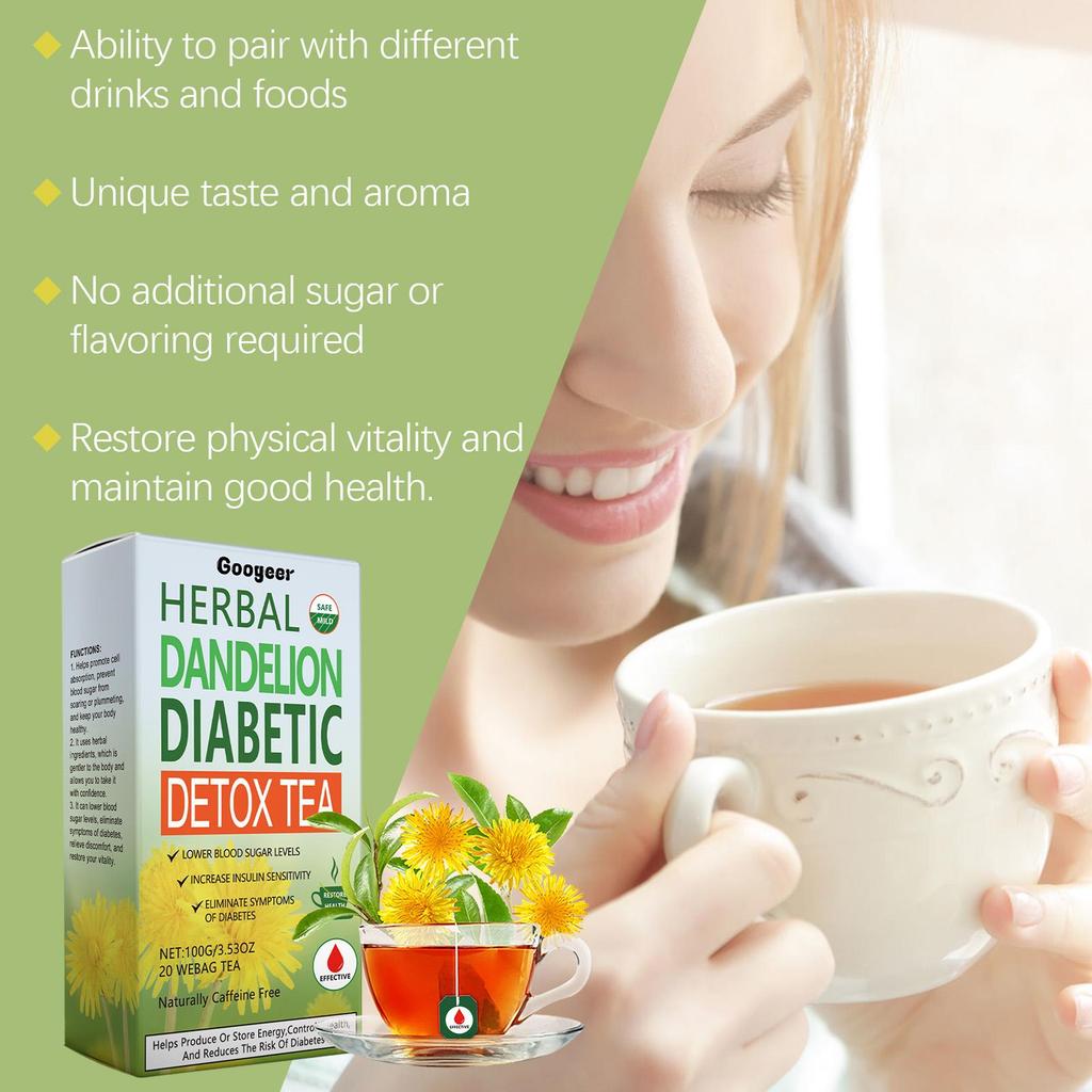 Herbal Detox & Balancing Tea Bags, Premium Herbal Blend for Overall Wellness