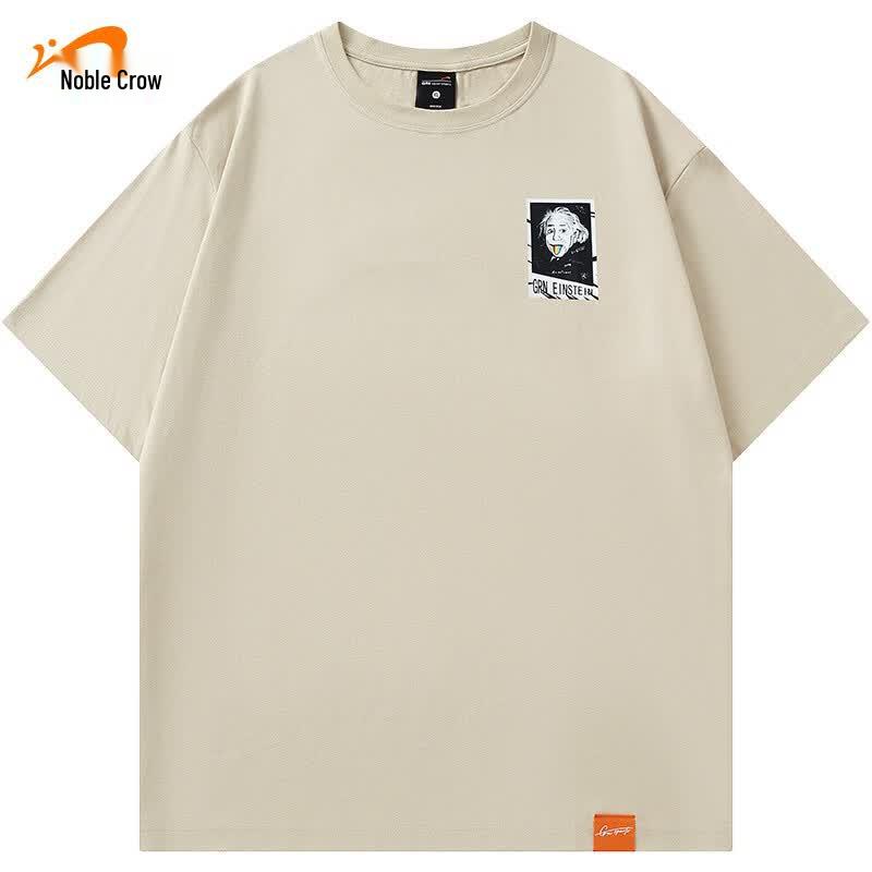 

Guirenniao Unisex Pure Cotton Loose Fit T-Shirt 3XL