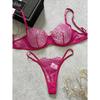 Floral Embroidered Lingerie Bra Set - K8573 New Style