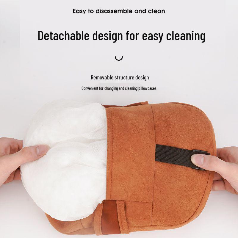Compatible with Mercedes-Benz S-Class Maybach Headrest, Driver's Seat Backrest, and Neck Pillow; Imitation Aviation Seat Neck Pillow.