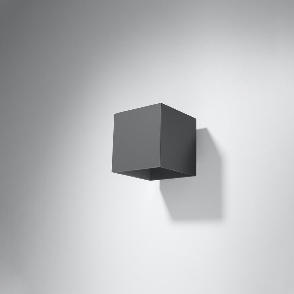 Quad 1 Anthracite Wall Lamp