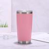 Tazza da Birra in Acciaio Inossidabile Rivestita a Polvere da 20oz a Doppia Parete con Isolamento Sottovuoto