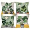 Charming Indoor Plant Pillow CoversLiving Room Sofa Cushion Cover, Soft and Comfortable, Bedroom Room Decoration