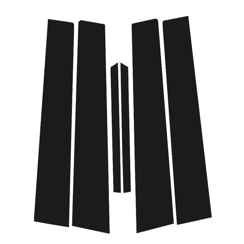For Toyota Corolla 2007-2012 B/C Pillar Stickers - PC Window Decorative Trim for Middle Pillar,Car Exterior Accessories 2008