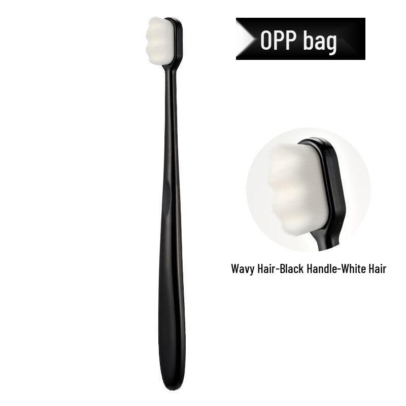 Soft Bristle Toothbrush - Ten Thousand Bristles, Simple Style, Travel-Ready, Disposable, OPP Bagged