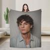 American Mason Thames Actor Blanket Quality Warm Soft  Throw Blanket Winter Travel Office Living Room Novelty Bedspread