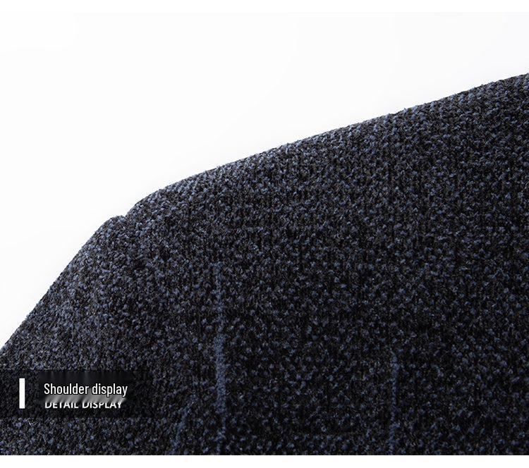 Men's Corduroy Lapel Cotton Jacket - Plus Velvet Thickened, 2025 Autumn/Winter Style for Middle-Aged & Elderly Dads
