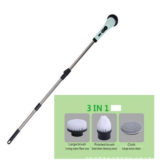 Wodoodporny Ręczny Elektryczny Zmywak Gąbka - Bezprzewodowy, Wielofunkcyjny do Czyszczenia Kuchni i Podłóg