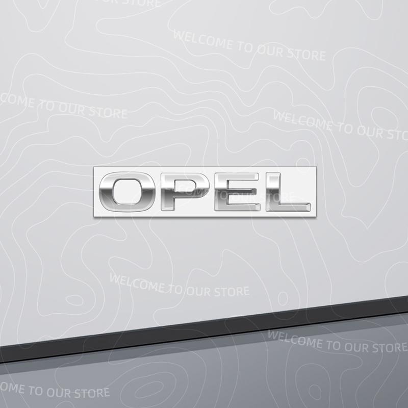 Zinklegierung Für OPEL ASTRA Logo Meriva Insignia Mokka Rocks Zafira Vectra Kofferraum 3D Metall Emblem Heckkarosserie Abzeichen Aufkleber