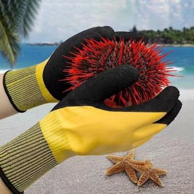 1 Paar Gartenhandschuhe Durchstichfest Atmungsaktiv Strapazierfähig Latexbeschichtet Gartenhandschuhe Indoor/Outdoor Schutzarbeitshandschuhe