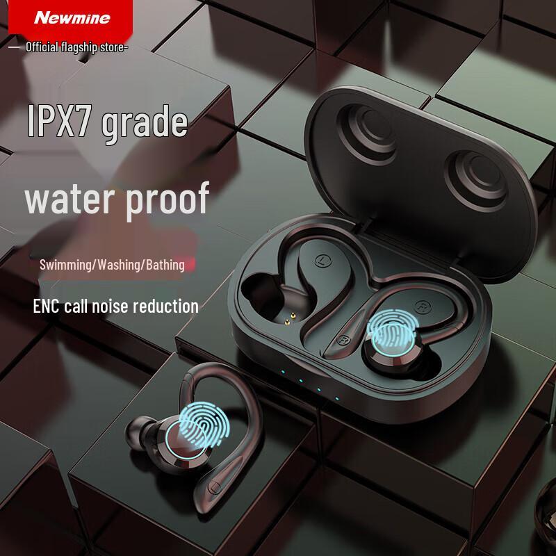 Newsmy L1 True Wireless Ear-Hook Sports Bluetooth Earbuds