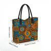  African Pattern Tote Bag Large Capacity Casual Shoulder Bag for Daily Use