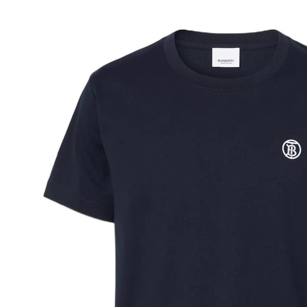 Burberry Baumwoll-T-Shirt mit TB-Stickerei 80561761