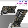 Capa camuflada militar à prova de choque para Samsung Galaxy S25 Ultra S22 Plus S23 S24 FE A14 A34 A54 A05S A15 A16 Capa com suporte