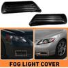 Pair Front Bumper Insert Fog Light Cover for 2007 2008-2009 Toyota Camry Left+Right Side TO2598103 TO2599103 Fog Lamp Trim Bezel Base Cover Cap