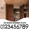 House Number Door Plate Office Beautiful Appearance