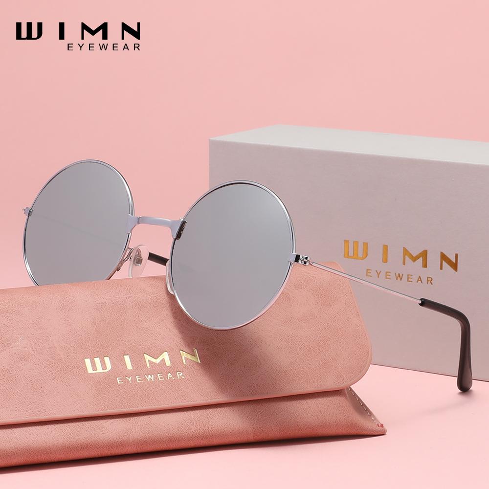 

Солнцезащитные очки WIMN Lightweight Round Oправа со 100% защитой от ультрафиолета и усовершенствованной поляризационной технологией серебряный